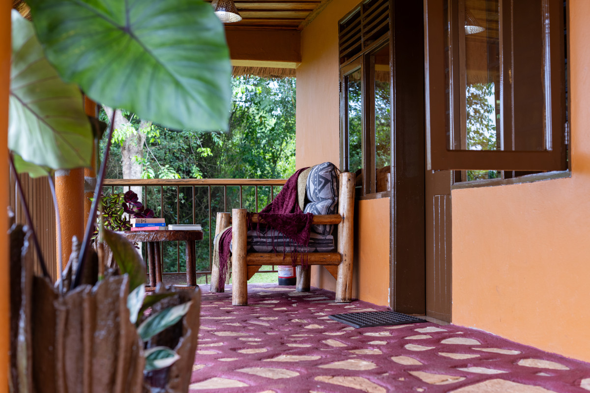 Balcony at the Bandas or cottages